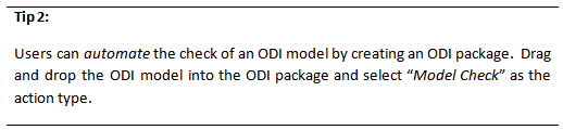Tip 2 - Using Check Knowledge Modules in ODI