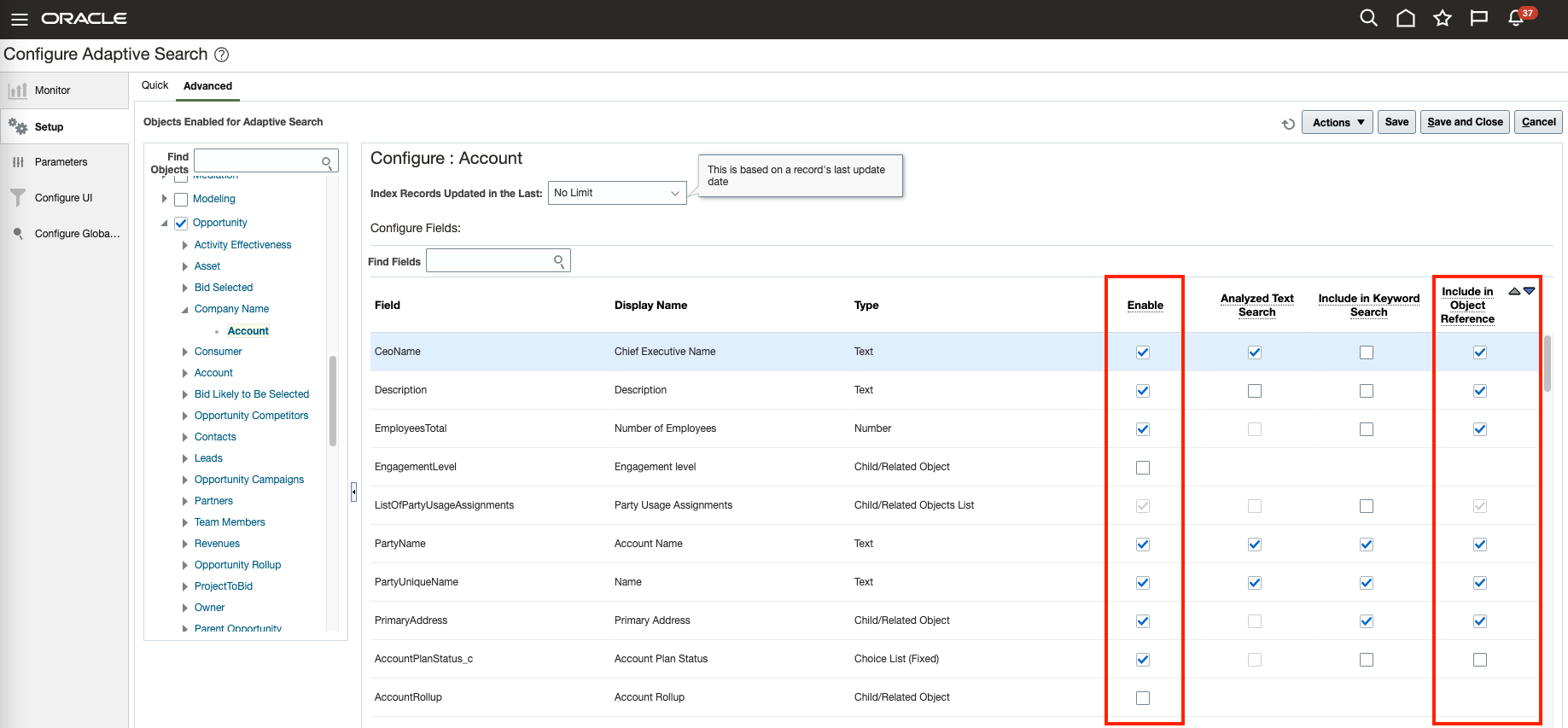 Right Pane Explanation