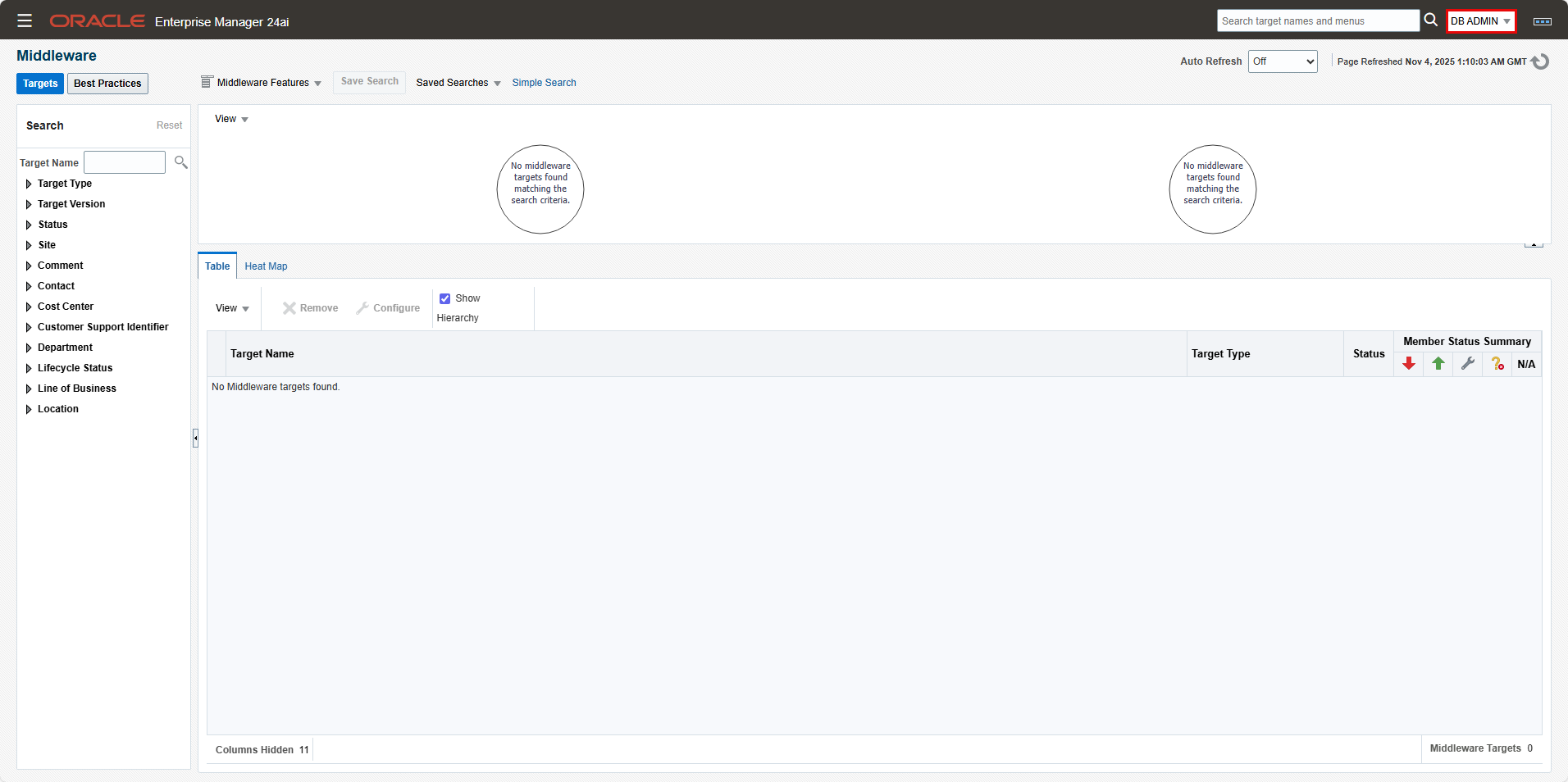 DBA Application Access