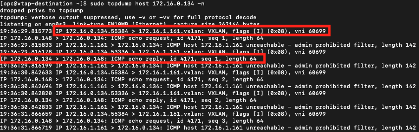 Successful Packet Capture