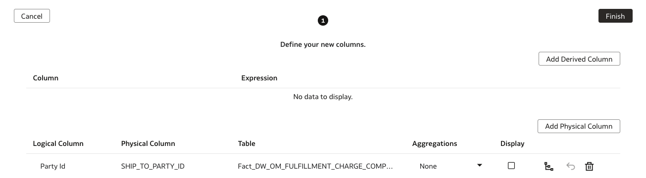 Define Logical Column