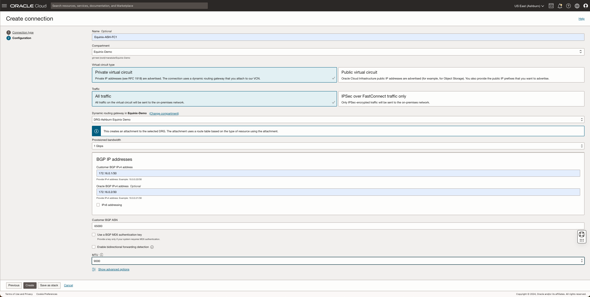 ASH FastConnect Config