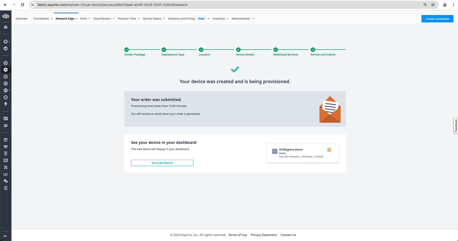 Create Virtual Device 1