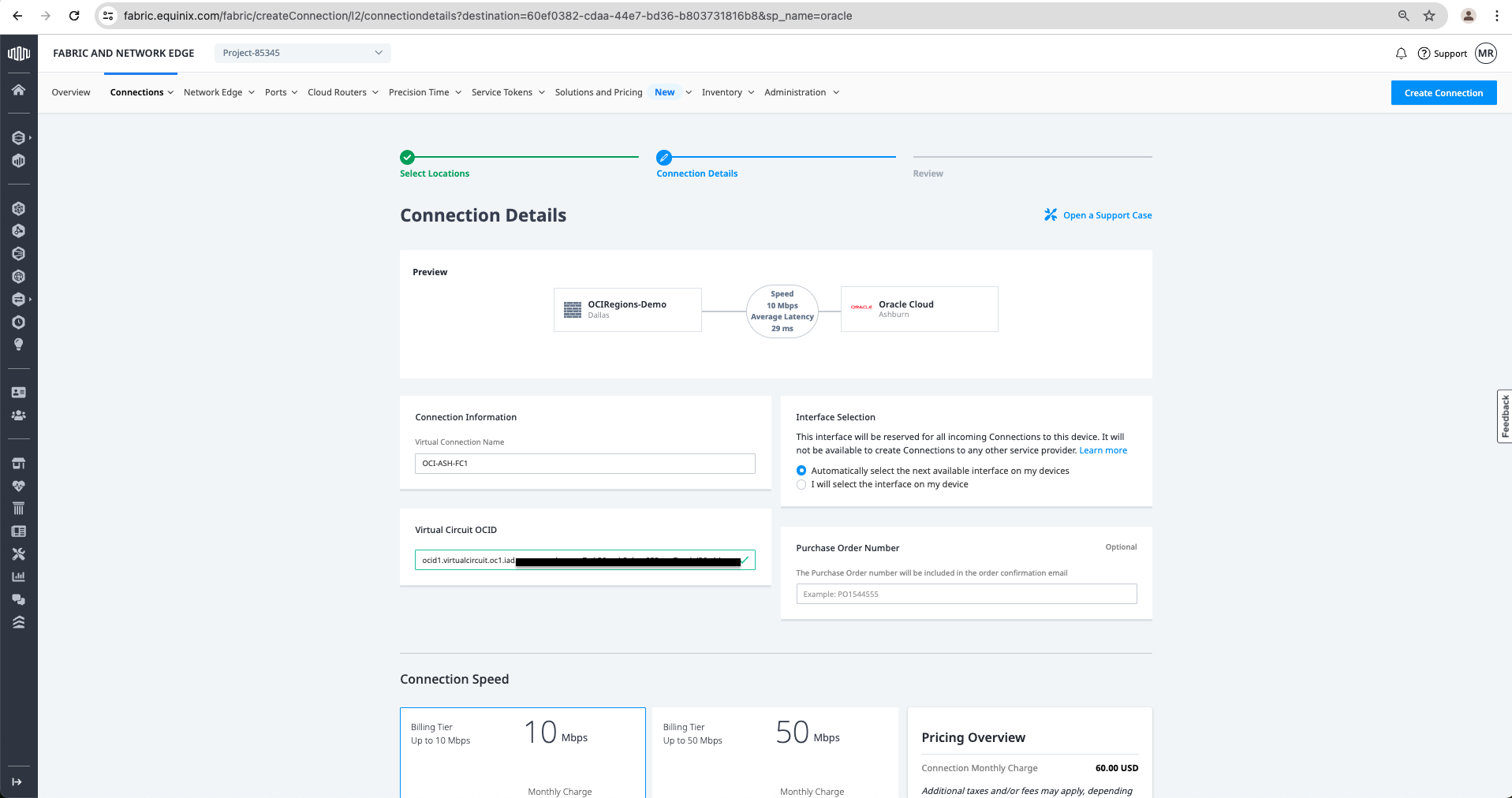 Connection Details 1