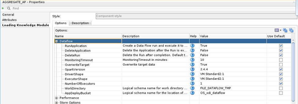 LKM Dataflow Options picture