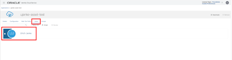 Custom Application registration - Users