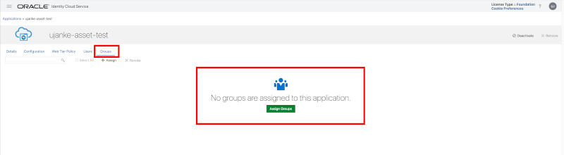 Custom Application registration - Groups