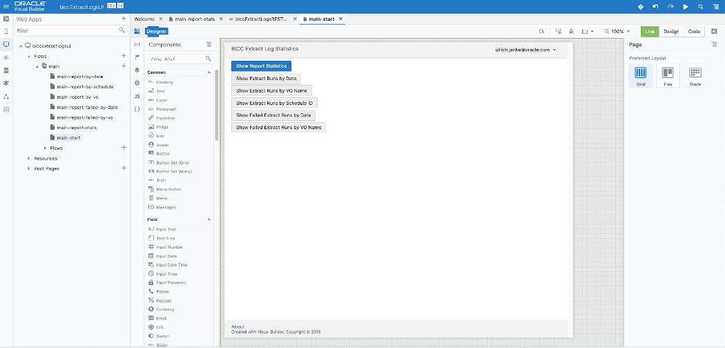 Sample VB App UI Page Design