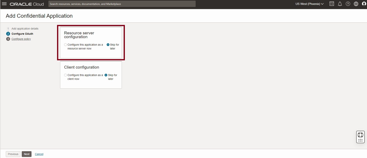 resource server config