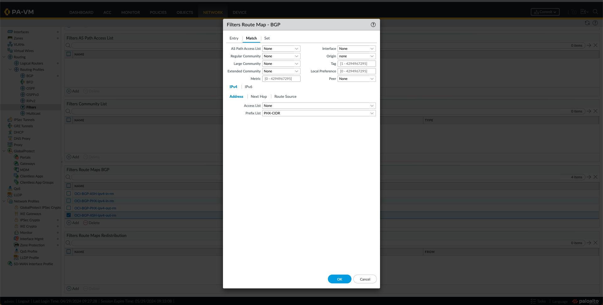 Route Map OUT for ASH 2