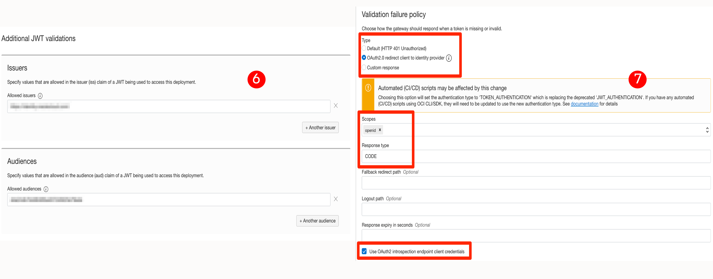 API Gateway OIDC step 3