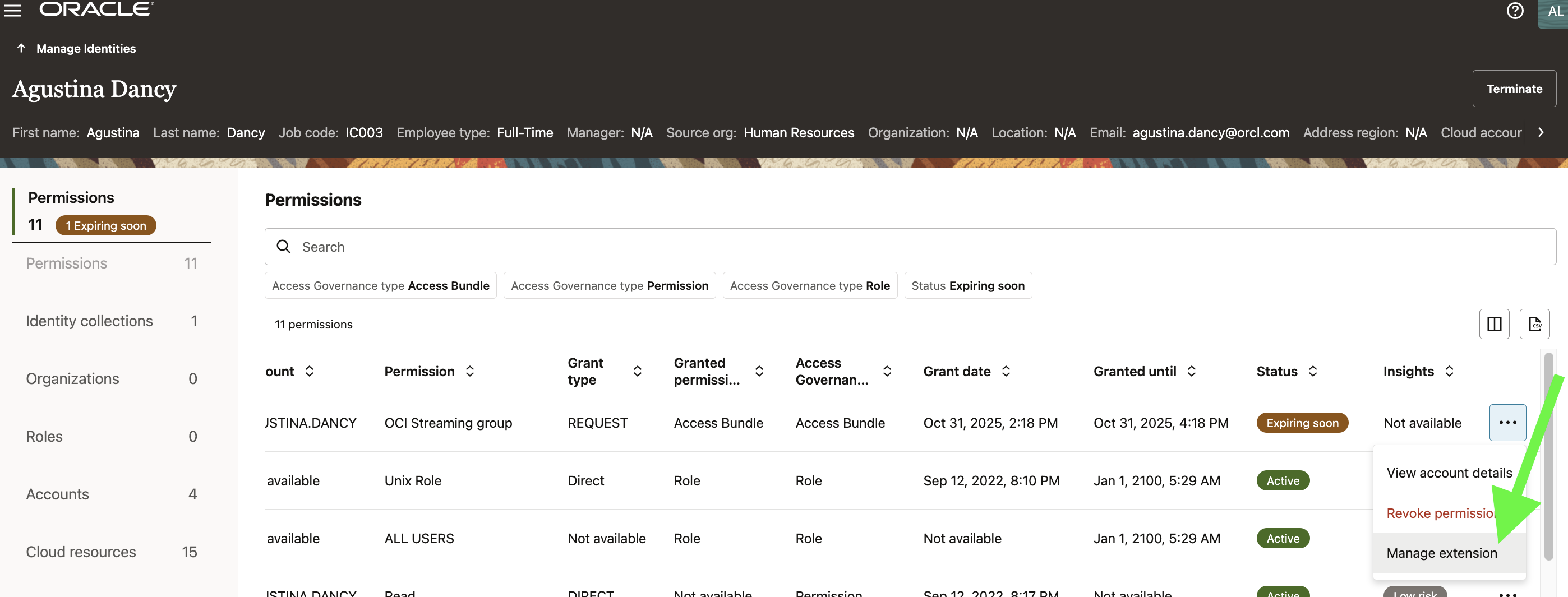 Access Request Extension on enterprise browser