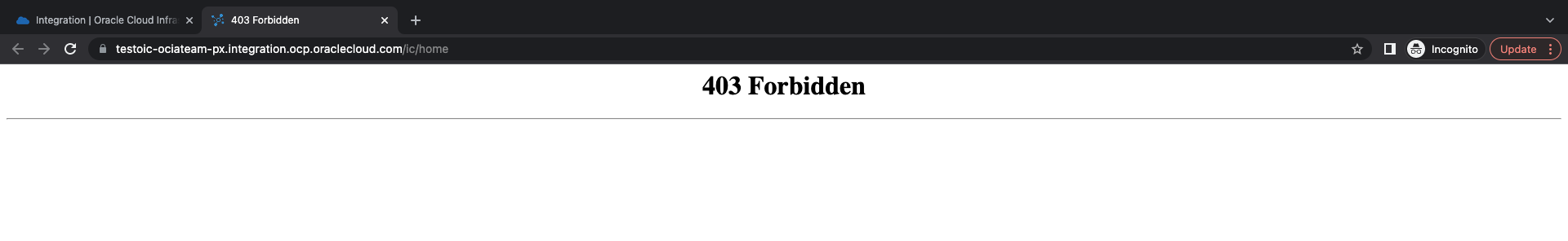 Access from local machine