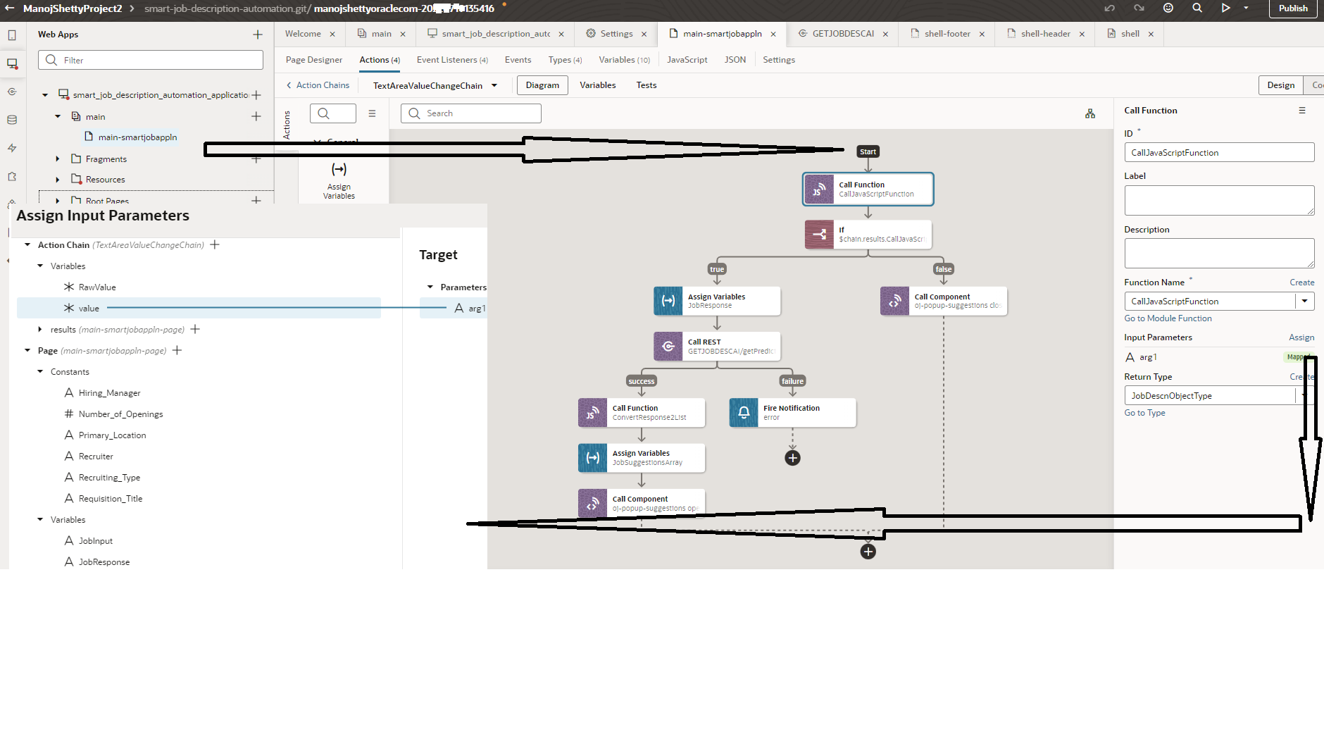 Action Chain Mapping