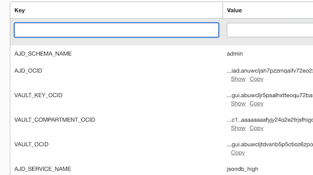 Application  Configuration 