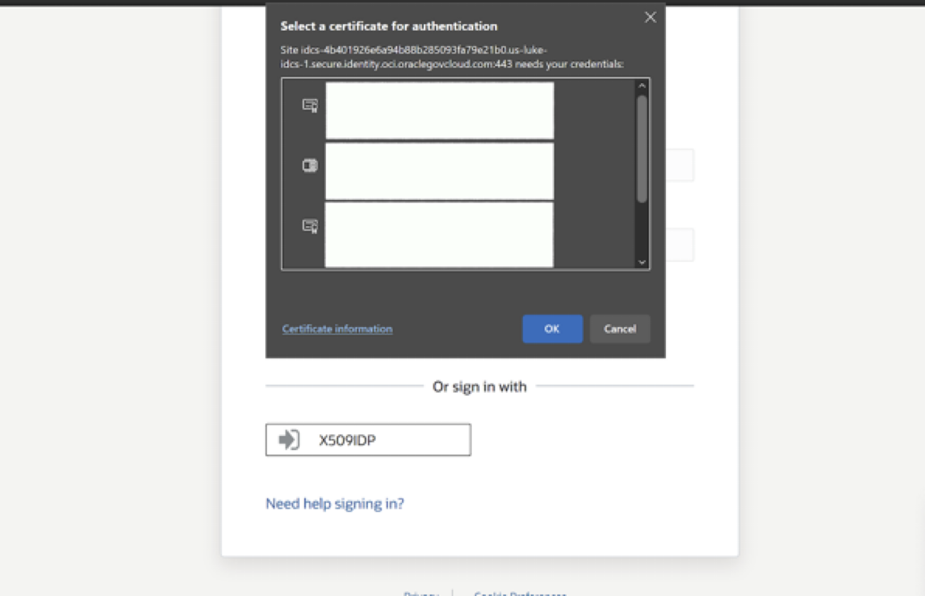 Cert for Authentication