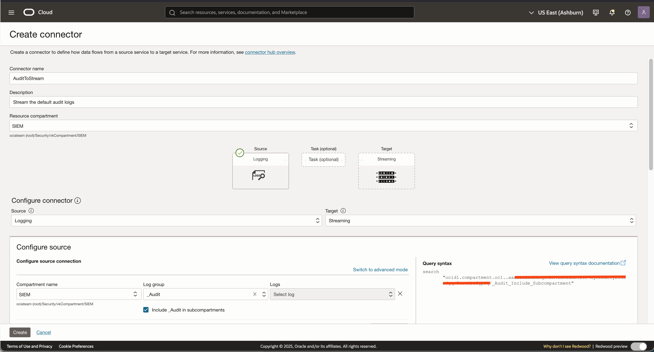 Add a source to the connecttor