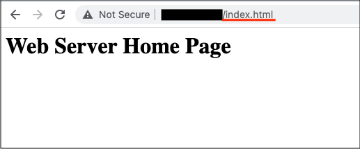 Default Web Server Page