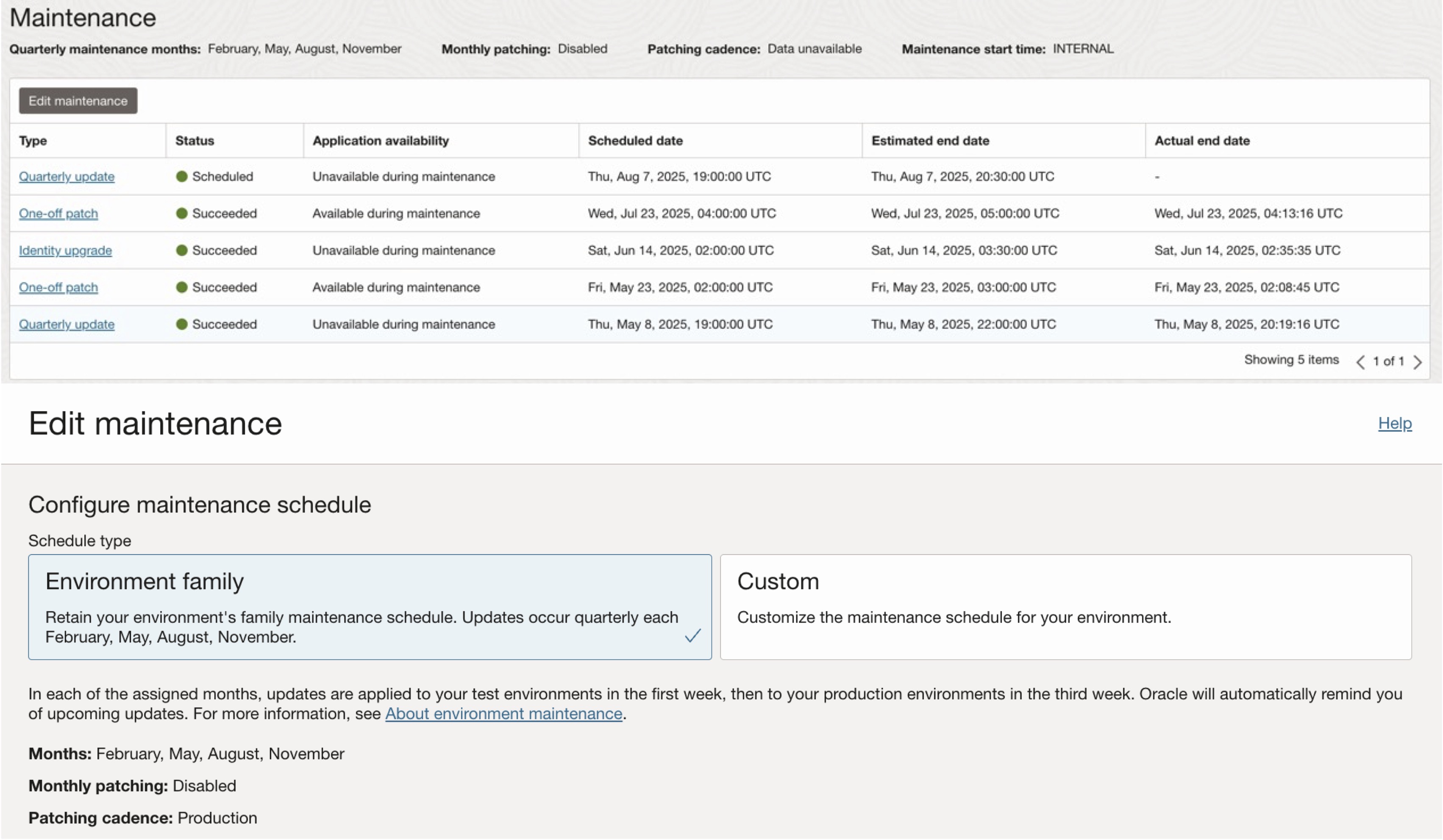 Application Maintenance