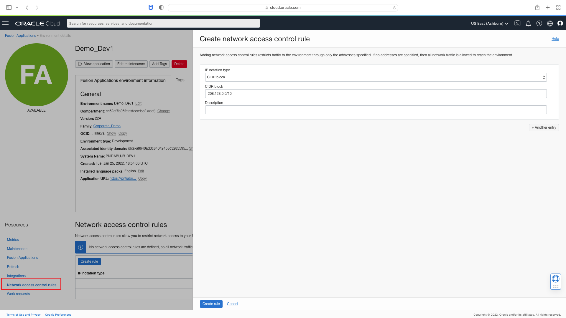 ACL for Fusion self-service application