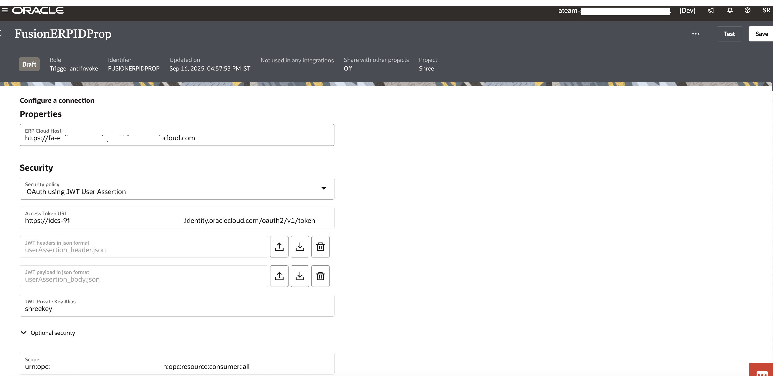 Fusion Invoke Connection