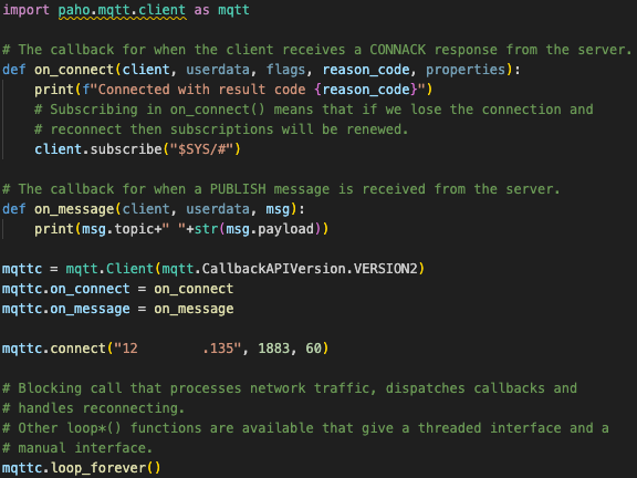 IOTD-MQTT PYTHON SCRIPT