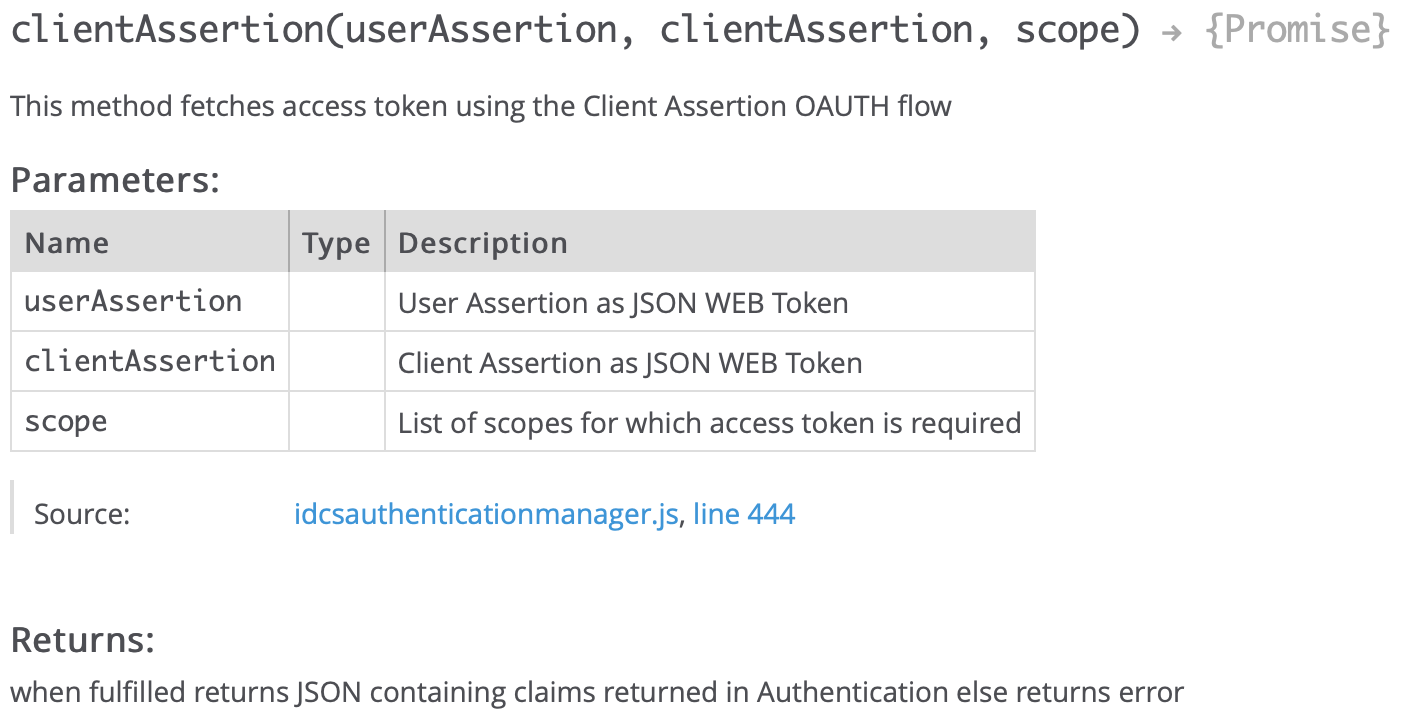 IdentityPropagationClientAssertion
