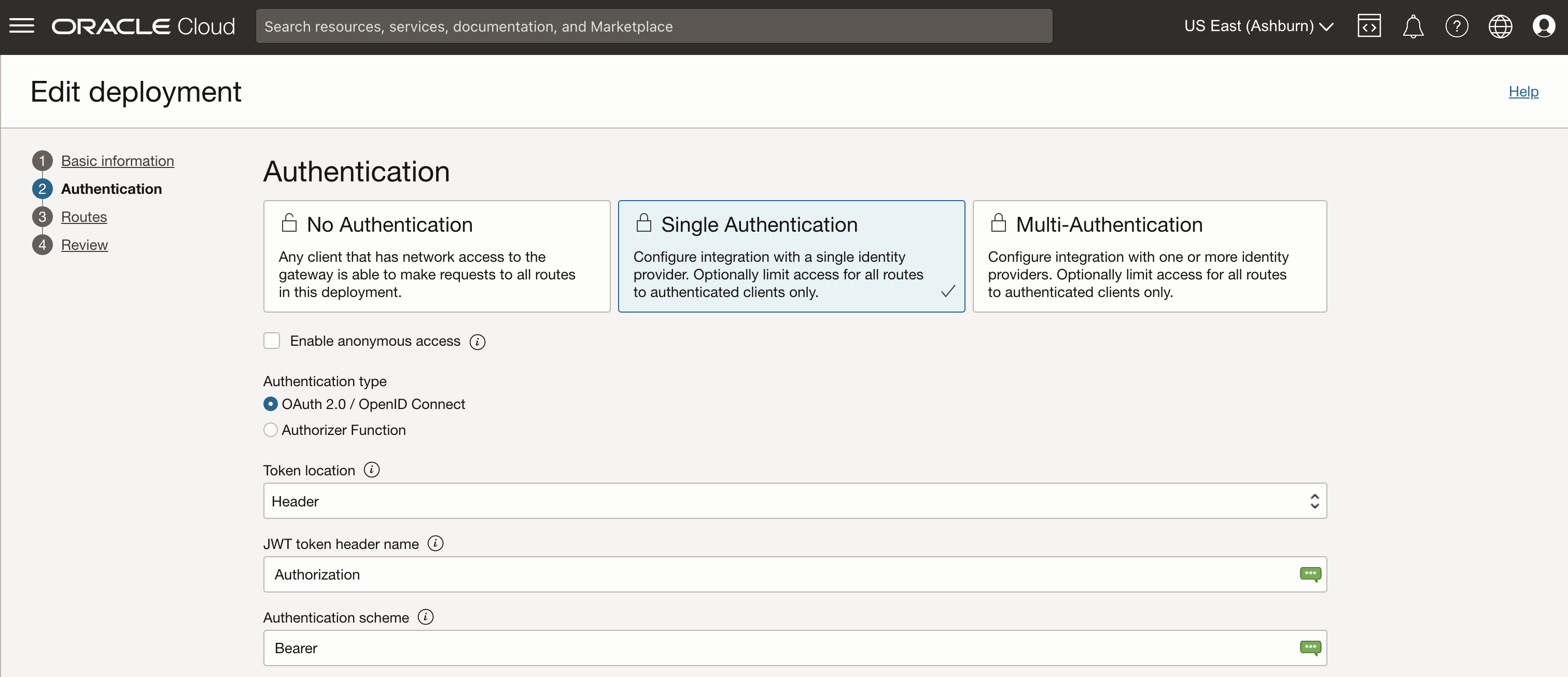 API Gateway Authentication 1