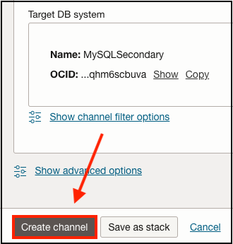 MySQL Channel Config 2