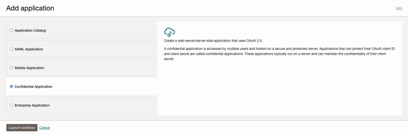 Confidential Application