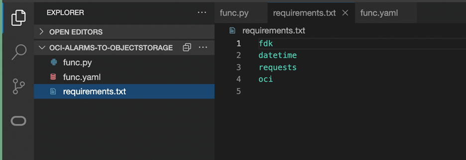 List of Library Dependencies