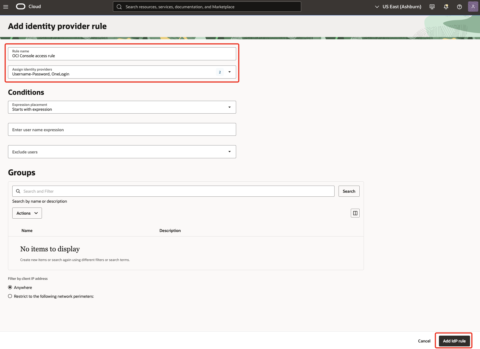 OCIIAMOneLogin_OCI_Console_13