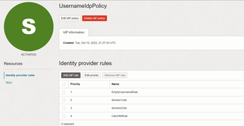 Figure-3h: Create IDP policy