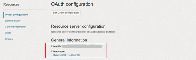 Postman Patch Condition: Configure Confidential Application 7