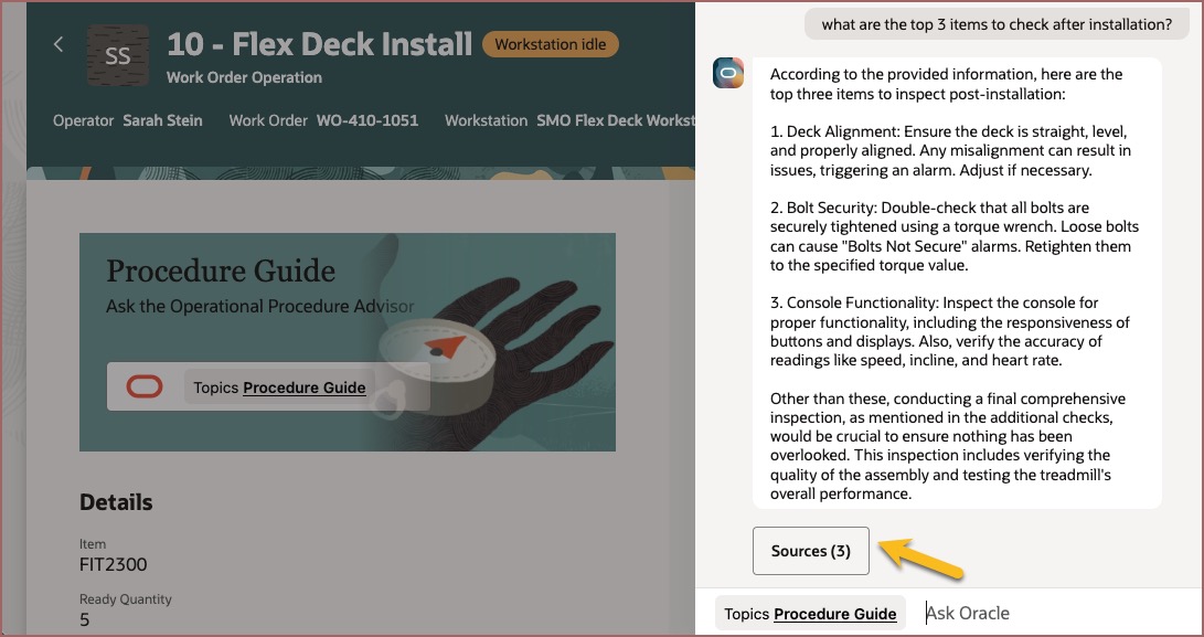 AI Agent in Maintenance Workbench