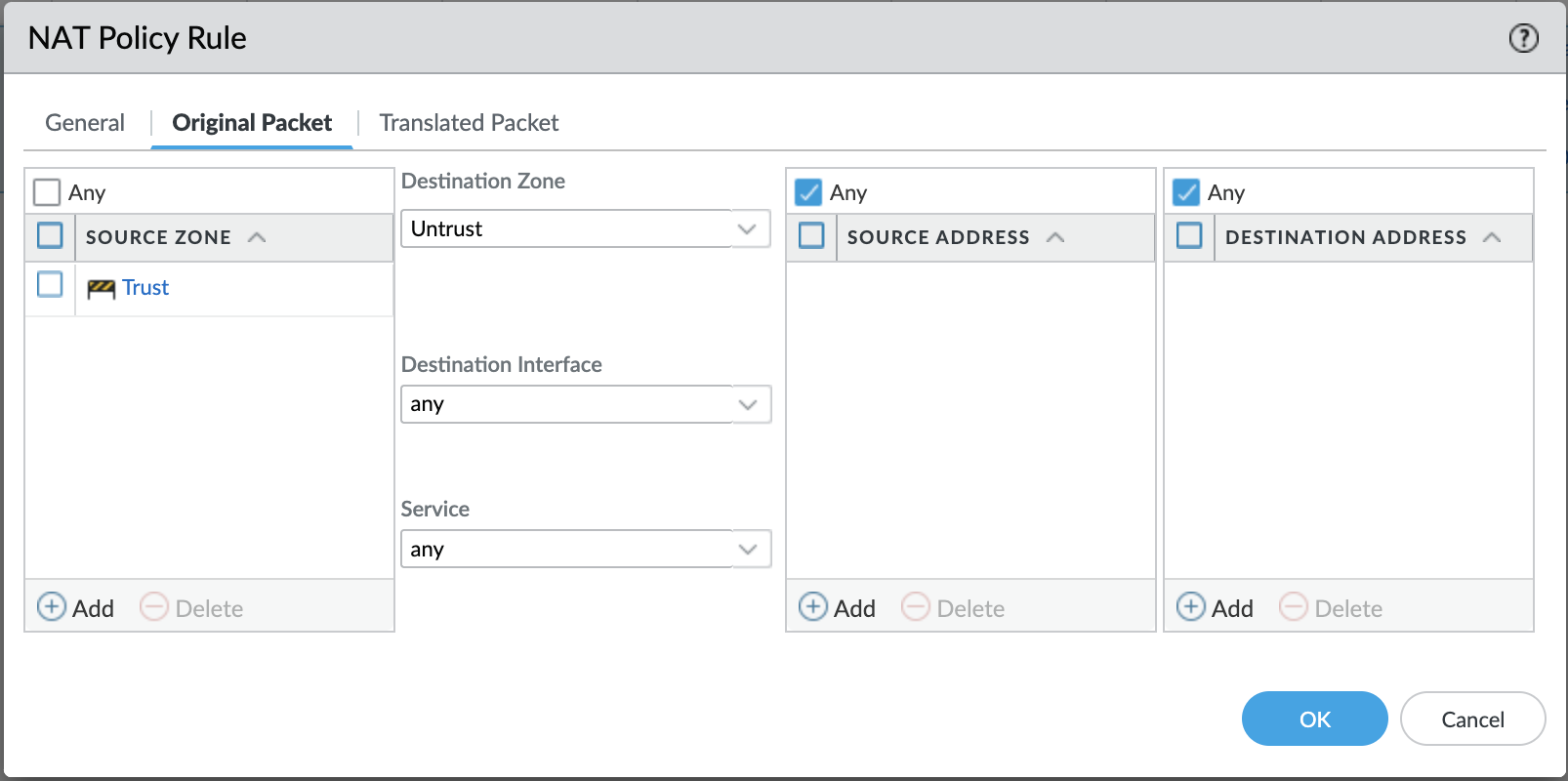 SNAT Original Packet