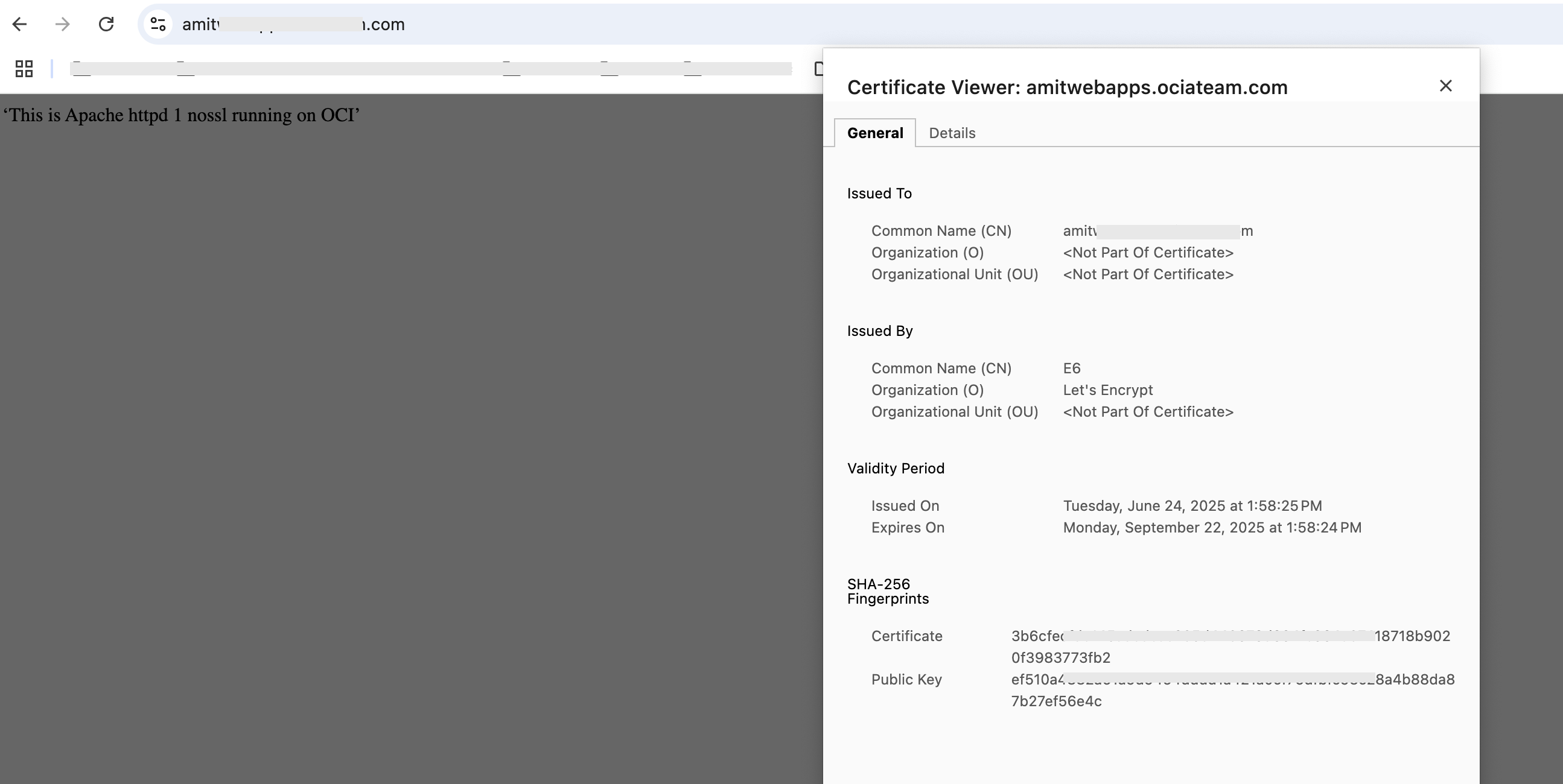 Apache httpd 1 no ssl