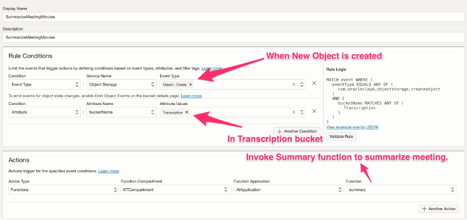 Trigger Summary Function