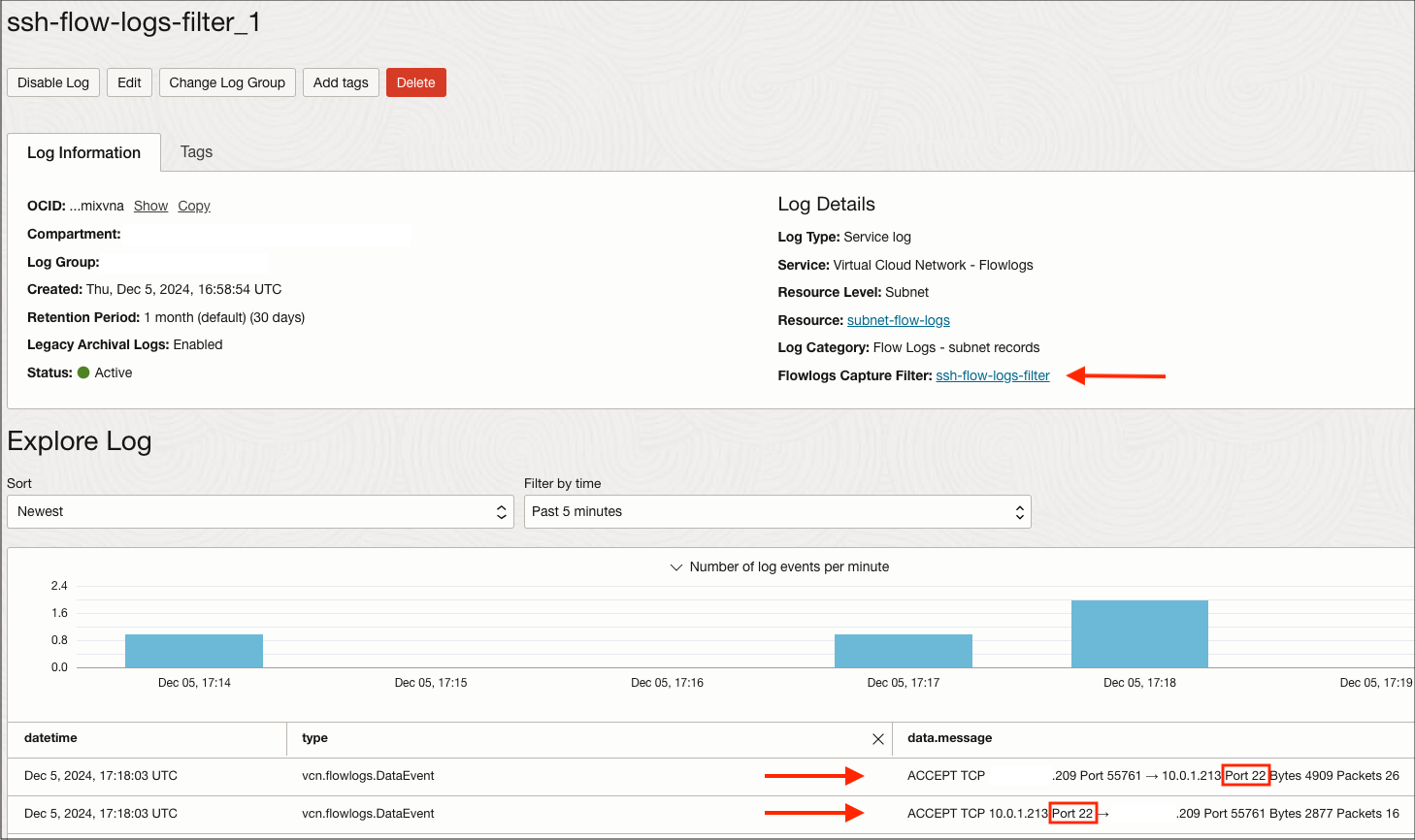 VFLE_FLOW_LOG_DATA_FILTERED