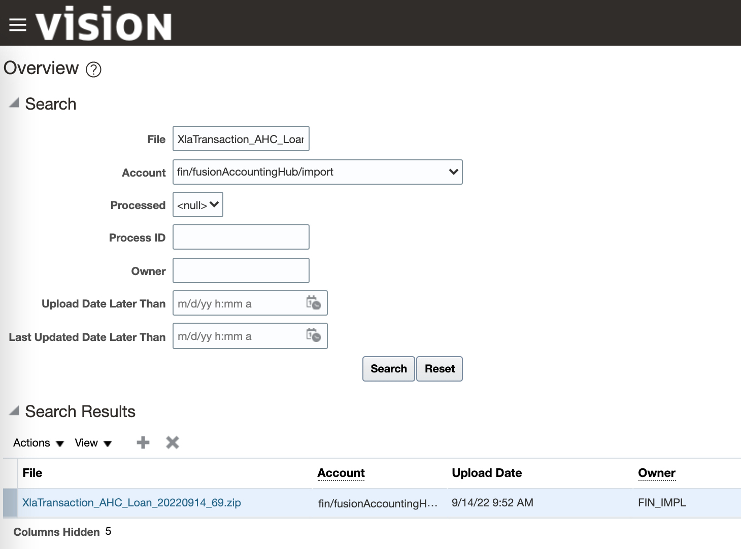 File uploaded to UCM