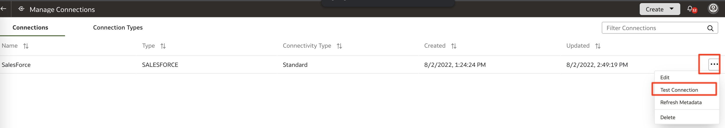 VM-707-07-Test SFDC Connections