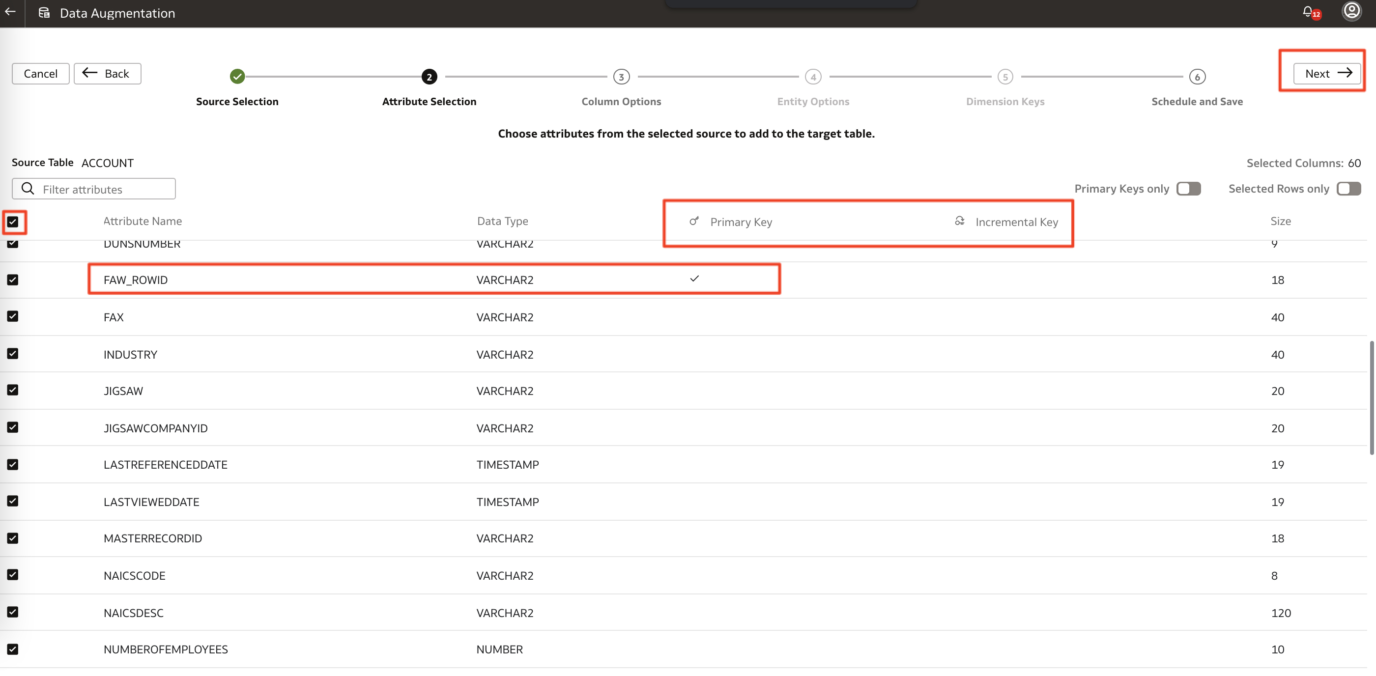 VM-707-17-Select Account Dim Attributes 