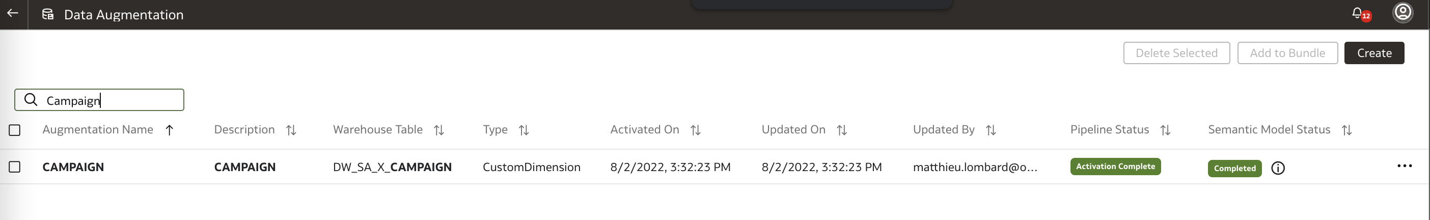 VM-707-23-Campaign DIM Activation Completed