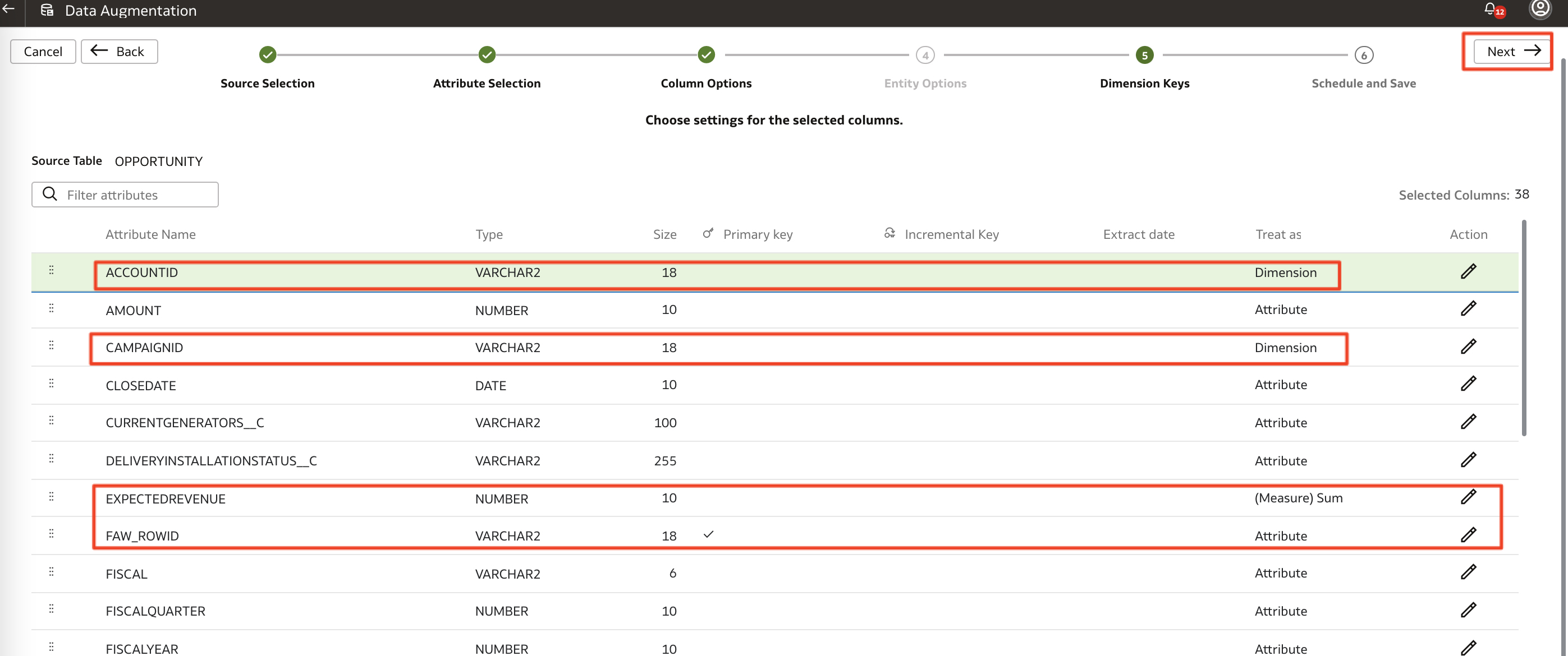 VM-707-27-Opp Fact Column Option Measure