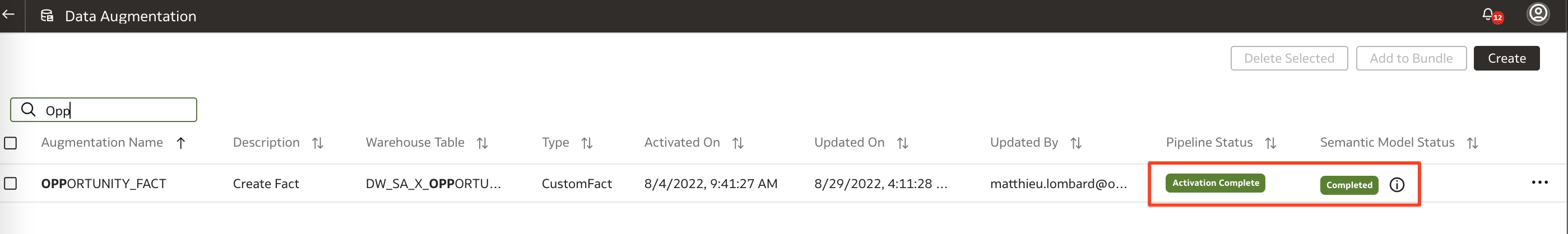VM-707-30-Opp Fact Activstion Completed
