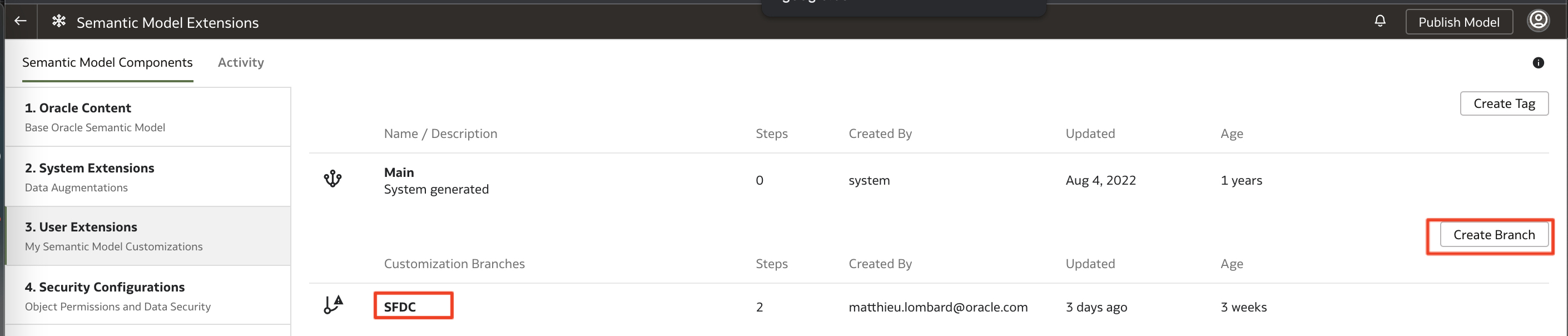 VM-707-36-SFDC New Branch