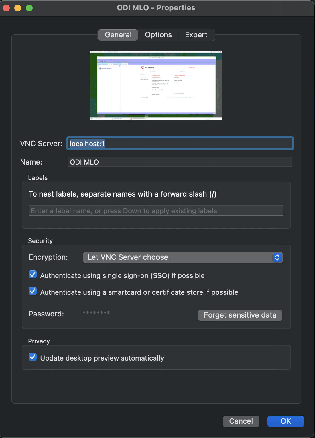 VM-727-09 - VNC Viewer connecition