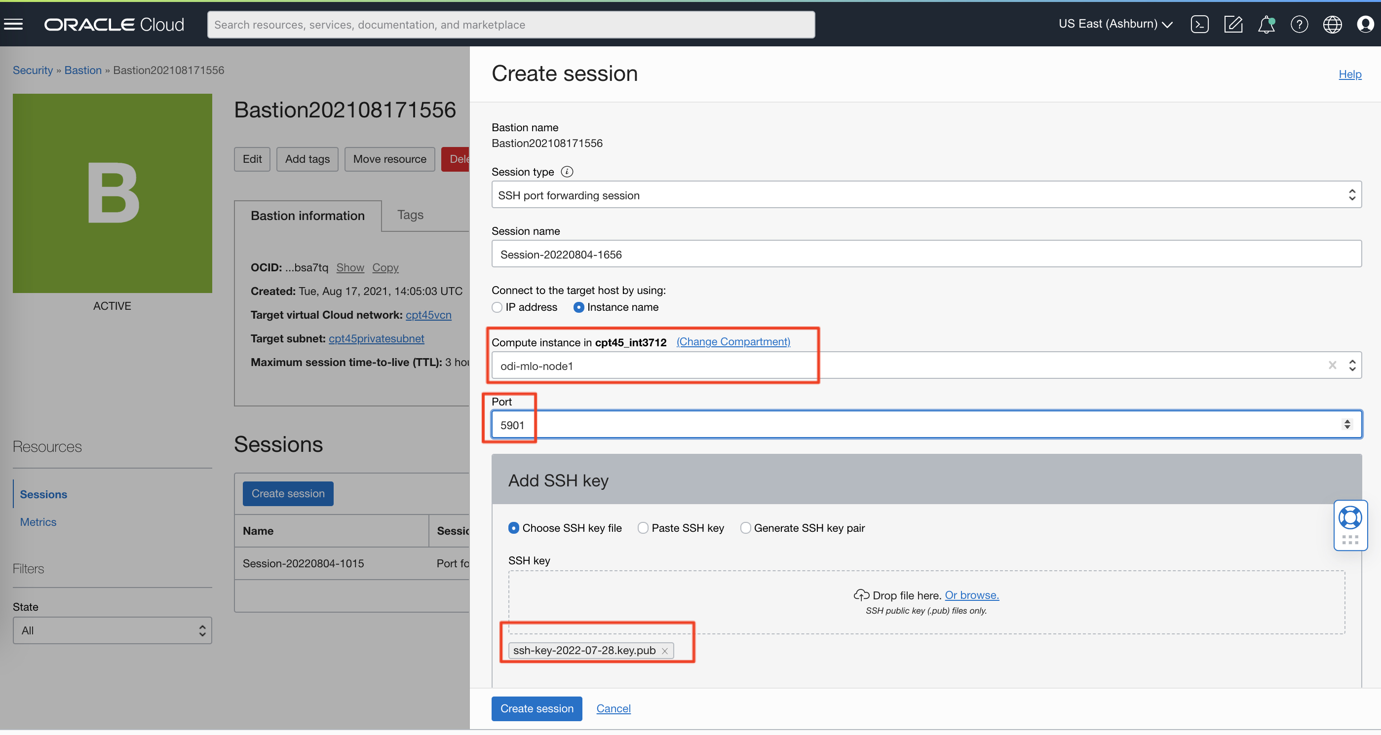 VM-727-12 - Bastion Service Session