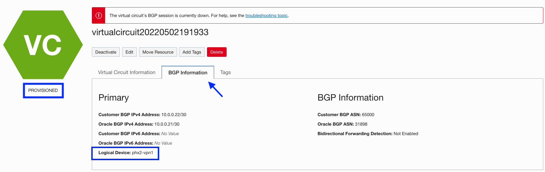 Virtual circuit: logical device