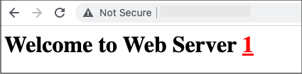 web server 1
